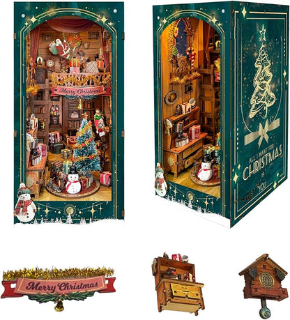 Miniature Book Nook Kit Christmas Book Nooks - Image 7