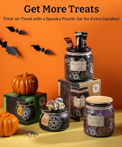 PieceRelax 3D Puzzle Jar 64 Plastic Pieces - Image 4