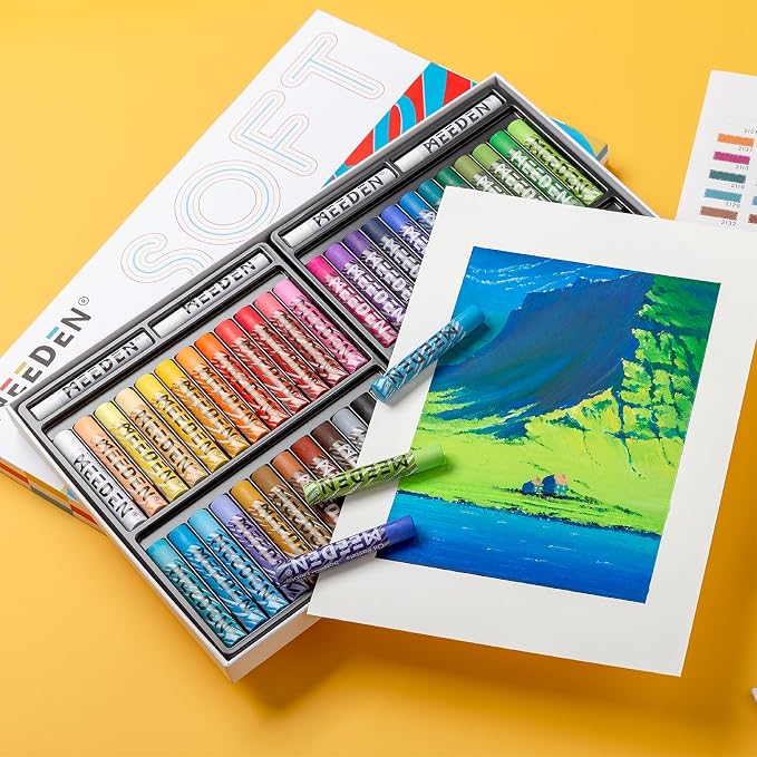 MEEDEN Soft Oil Pastels Set: 48 Colors - Image 7