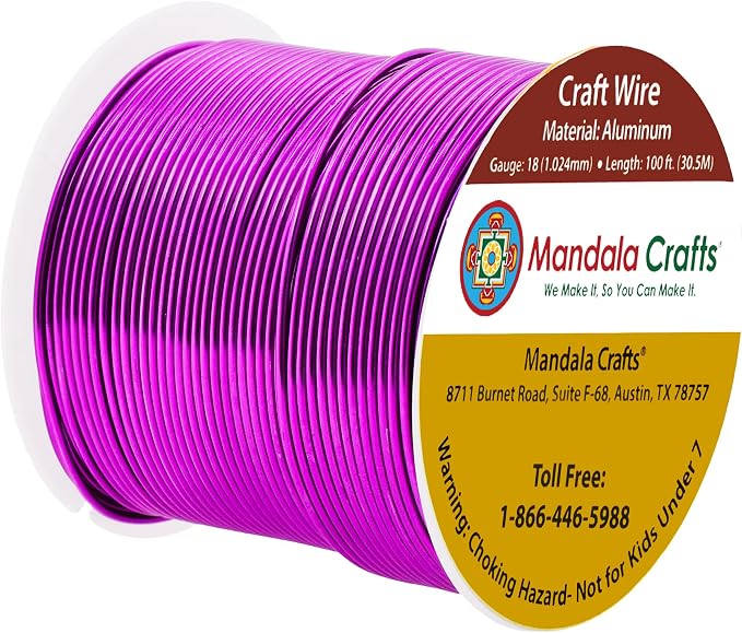 Mandala Crafts 18 Gauge Anodized Aluminum Craft Wire - Image 2