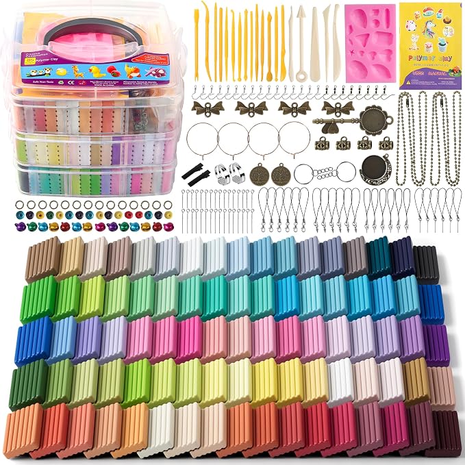 Polymer Clay 85 Colors, Modeling Clay by Aestd-STqualityclay
