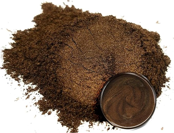 Eye Candy Mica Powder Pigment “Bokuto Brown” Multipurpose DIY Arts and Crafts - Image 4