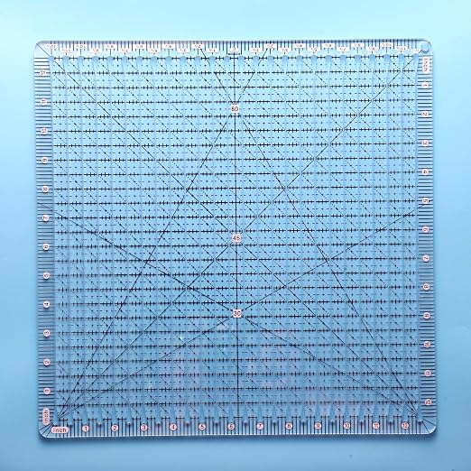 Quilting Ruler, 12.5 x 12.5 Inches, Slotted Design - Image 4