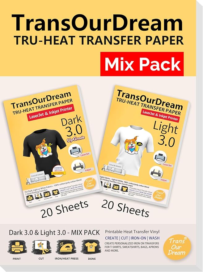 TransOurDream Tru-Heat Transfer Paper by TransOurDream