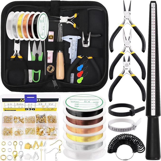 Mardatt 957Pcs Jewelry Making Supplies Kit by Mardatt