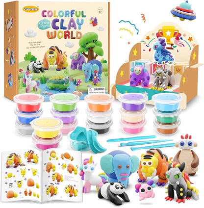Drama Planet Air Dry Clay Kit for Kids by DramaPlanet
