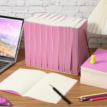 Handepo 100 Pack Composition Notebooks A5/A6 Ruled Lined Composition Kraft - Image 5