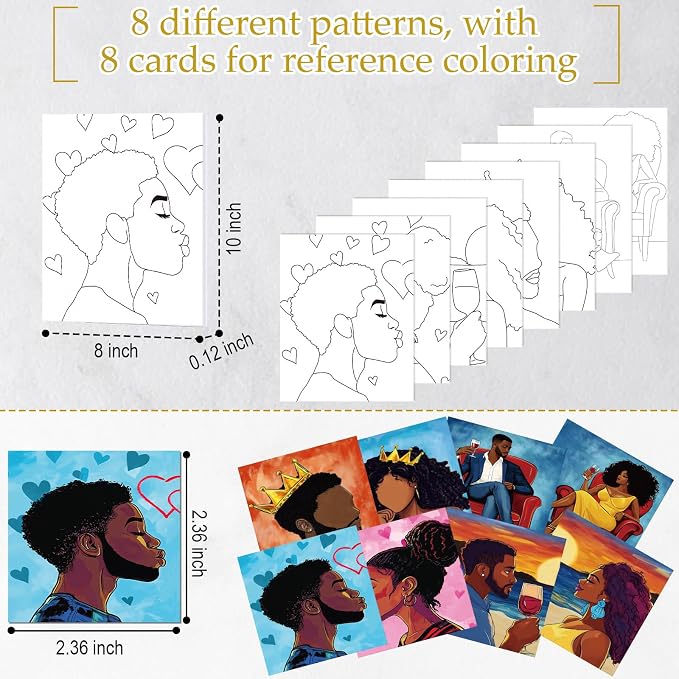 Cholemy 36 Pcs Paint and Sip Kit - Image 3