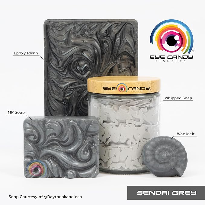 Eye Candy Pigments Premium Grey Mica Powder - Image 2