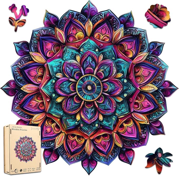 Wooden Jigsaw Puzzles, Mandela Wooden Puzzles by WoodenPuzzles
