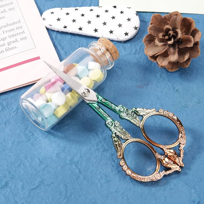 Small Embroidery Scissors with Cover -Cute and Comfortable handles with Sturdy - Image 3