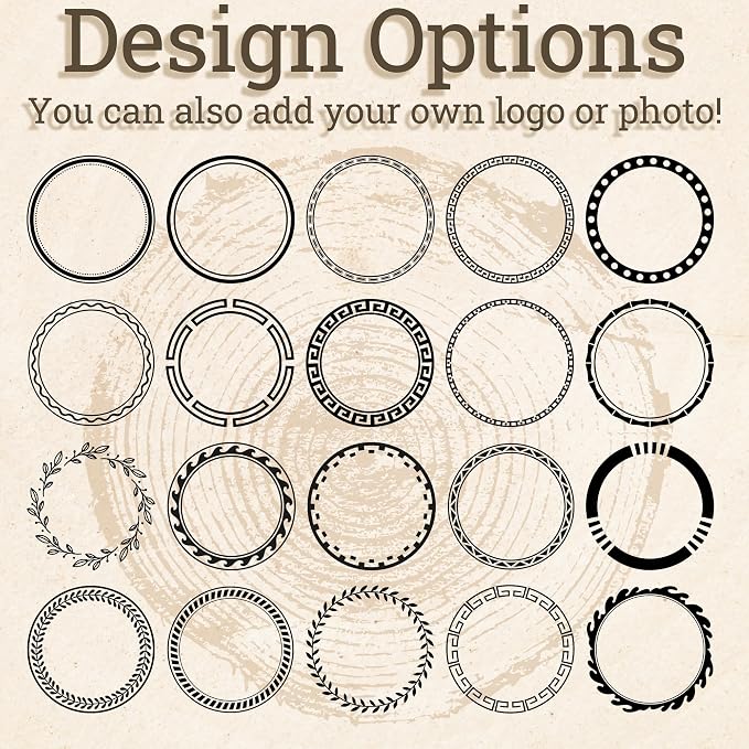 30 Custom Wooden Round Drink Tokens – Double-Sided Laser Engraved Bar Tokens - Image 3