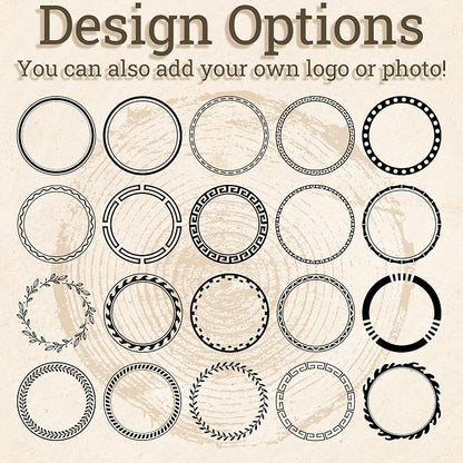 30 Custom Wooden Round Drink Tokens – Double-Sided Laser Engraved Bar Tokens - Image 3
