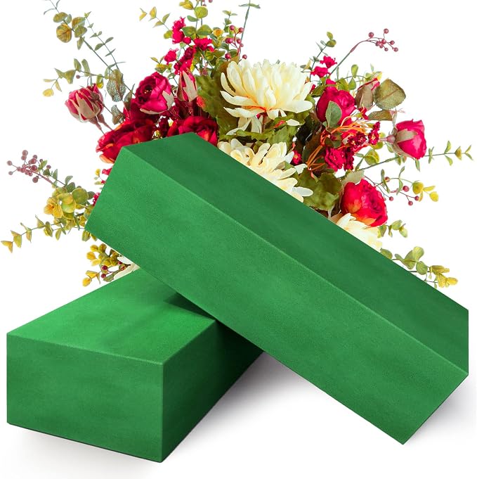 Max Shape Pack of 2 Large Size Floral Foam Blocks by MaxShape