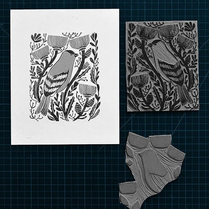Falling in Art Soft Linoleum Carving Block, Linocut Block - Image 5