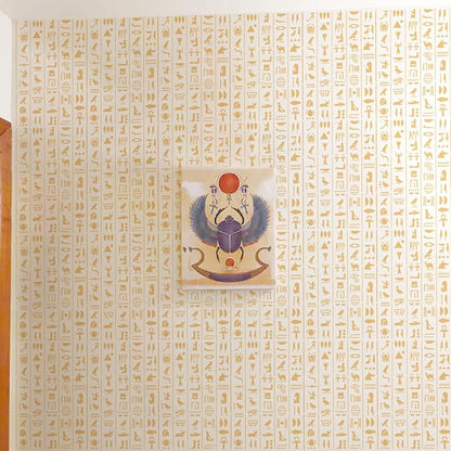 Egyptian Hieroglyphs Stencils, Ancient Egyptian Glyphs Alphabet Painting - Image 6