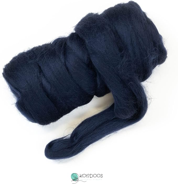 Kondoos Colored Natural Wool roving, 8 OZ. Best Wool - Image 2