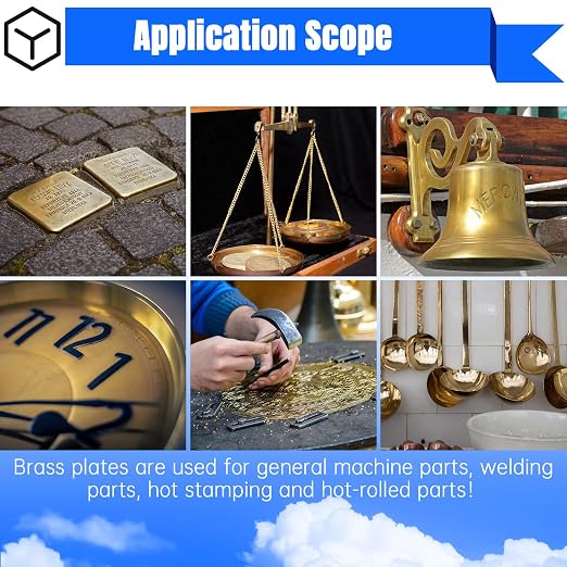 Brass Sheet, 99.9% Pure Brass Plates - Image 5