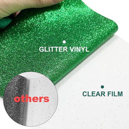Glitter HTV Heat Transfer Vinyl Rolls- 10" x 8ft. Glitter HTV - Image 2