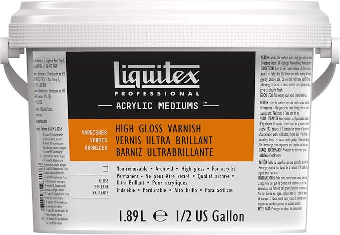 Liquitex Professional High Gloss Varnish, 1.89L Bucket by Liquitex