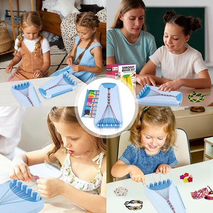 Friendship Bracelet Making Kit for Girls, Arts and Crafts Bracelets String - Image 6