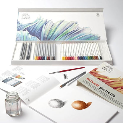 Winsor & Newton Studio Collection Artist Pencils, Mixed Pencil Box Set - Image 6