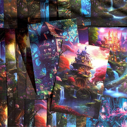 Fantasy Territory Scrapbook Paper Set, Scrapbooking, DIY Projects, and Art - Image 7