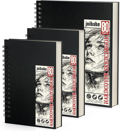 2PACK 5.5x8.5 and 1Pack 9 x 11 inches Hardcover Sketch Book，3 Pack by ArtcraftandStorage