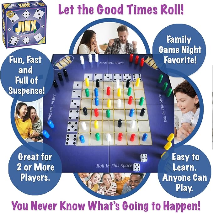 Jinx - Fast and Fun Board Game of Chance Where The Luck of The Roll Determines - Image 3