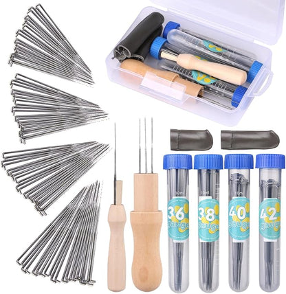 82PCS Needle Felting Tools, Needle Felting Needles, 4 Sizes Felting Needles by yizzvb