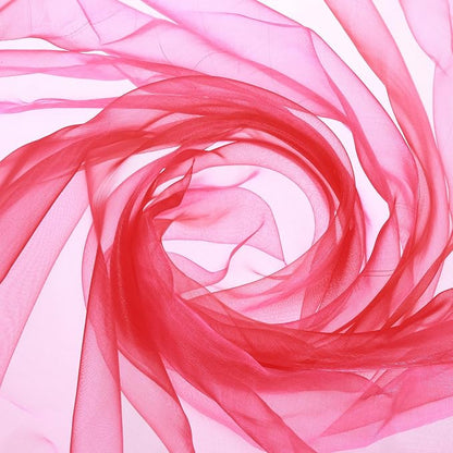 MECCANIXITY Iridescent Sheer Organza Fabric, 10 Yards x 59 Inches Solid by MECCANIXITY
