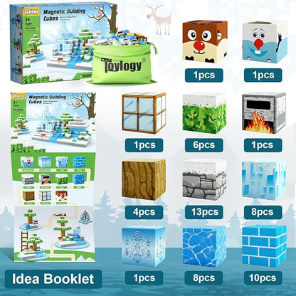 Magnetic Blocks-Build Mine Magnet World Ice Edtion, Toys - Image 8