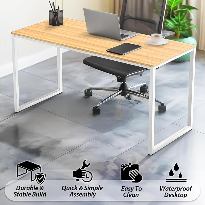 SHW Mission 40-Inch Home Office Computer Desk - Image 4