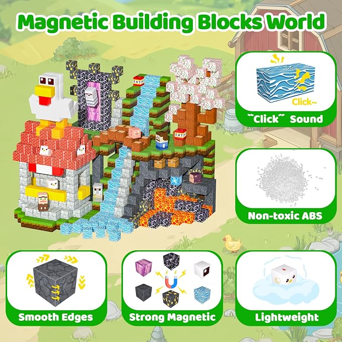 Magnetic Blocks, Stacking Magnets - Image 5