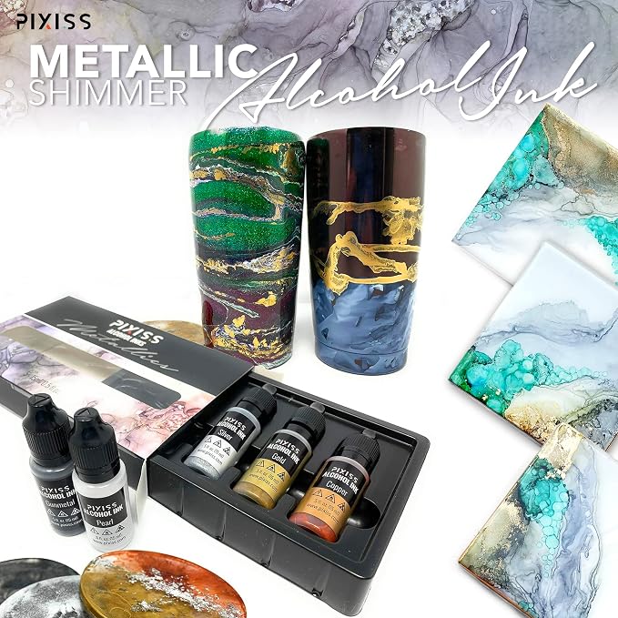Metallic Alcohol Ink Set - Image 6