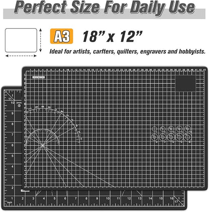 DIYSELF Cutting Mat 12in×18in, Cutting Mats - Image 2