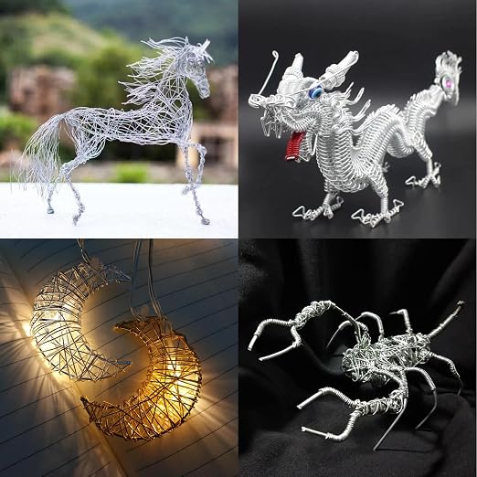 4 Pcs Aluminum Craft Wires, Bendable Craft Wire - Image 6