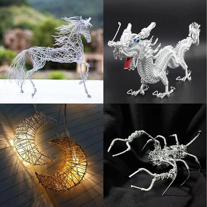 4 Pcs Aluminum Craft Wires, Bendable Craft Wire - Image 6