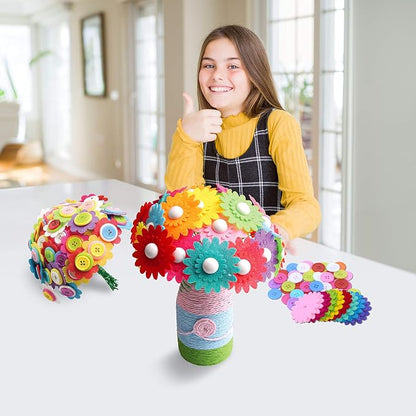 SpriteGru Flower Craft Kit for Kids, Make Your Own Flower Bouquet - Image 6
