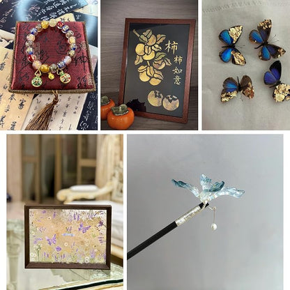 KINNO Gold Leaf Sheets 12 Colors 120 Sheets - Image 6