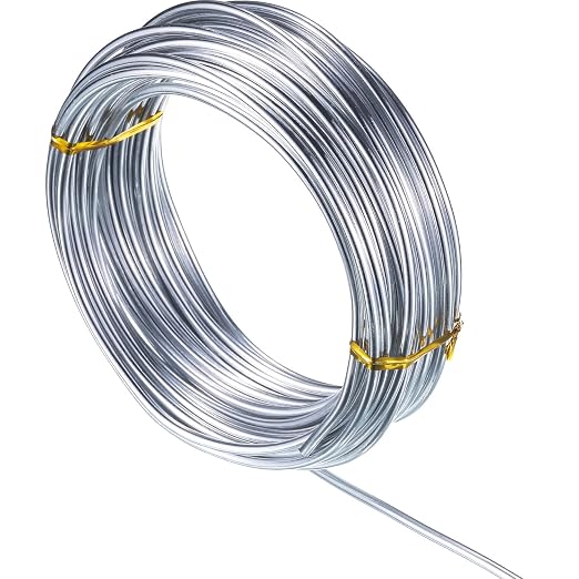 TecUnite Aluminum Craft Wire for Sculpting Armature Bendable Craft Wire for DIY by TecUnite