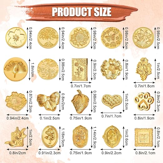 Wax Seal Stamp Kit, Vintage Classic Sealing Wax Stamp Head - Image 2