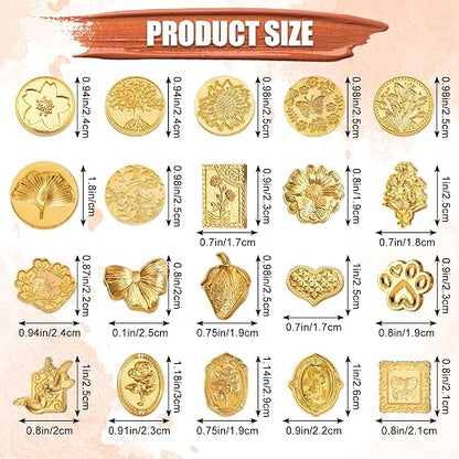 Wax Seal Stamp Kit, Vintage Classic Sealing Wax Stamp Head - Image 2