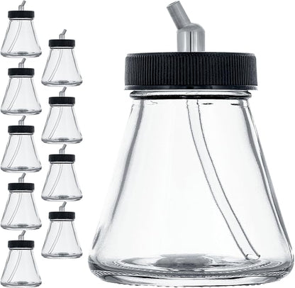Master Airbrush TB-010 Empty 2.7-Ounce Glass Jar Bottles by MasterAirbrush