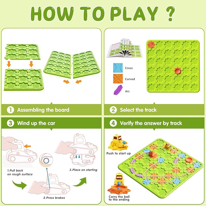 Brain Stem Activity Logic Kits, Board Teaser Games & Puzzles Toys - Image 2