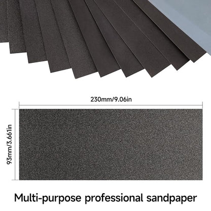 Sandpaper 150 Grit, Wet Dry Sanding Sheets 9 x 3.6 Inch - Image 2