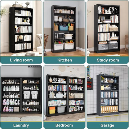 Heavy-Duty Metal Open Storage Cabinet - Image 6