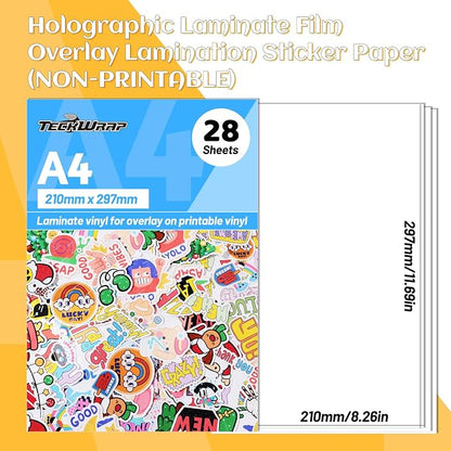 TECKWRAP Matte Laminating Sheets clear laminate sheets Sticker Paper - Image 2
