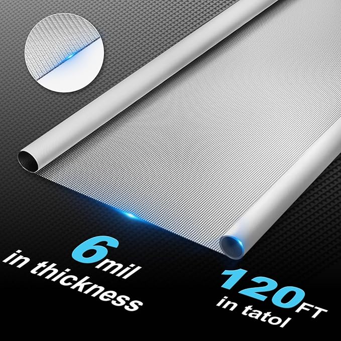 Mylar Film Roll 4FT x 120FT, 6 Mil Silver Diamond Film Foil Roll, Heavy-Duty - Image 5