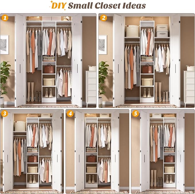 48" Small Closet Organizer, 4FT Small Closet System - Image 7